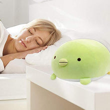 XKMY Angolo Bio Cartoon Cuscino Bambola Cotone Bambini Ragazza Regalo Di Compleanno Peluche Giocattolo Adorkable Bella Forma Verde Pinguino Design cuscino