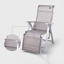 Generic Brands Utile Sedia reclinabile/Pieghevole con bracciolo da Giardino Cortile Esterno Portatile reclinabile in Alluminio Moderna Sedia di Design Casual