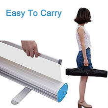 Protezione da Starnuto Indipendente, Banner Roll Up Trasparente Portatile, 80 cm X 200 cm, per Distanze Sociali