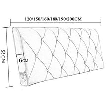 Cuscino Testiera-ZHML Testiera Letto Cuscino Testiera Testiera Schienale-con Sfoderabile E Lavabile in Pelle Nera Semplice Moderna Divano-Letto Indietro ZHML