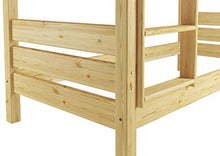 Erst-Holz Letto a Castello divisibile per materassi 90x190 per Adulti Extra Resistente 60.16-09-190T80