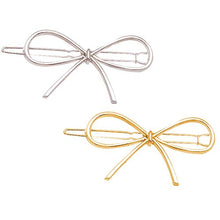 KeKeandYaoYao - Fermaglio per capelli, accessorio per capelli, con fiocco e fermaglio in metallo