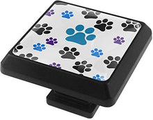 Dog Paw Pomelli per Porta Set di 4 Pomelli per Mobili Manopole per Cassetti Cucina Armadio Vetro