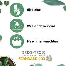 BEO giardino cuscino per sedia a sdraio, Karo 47x168 cm, colore: grigio/nero/multicolore