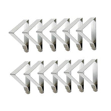 Boocy 12PCS fermatovaglia in acciaio INOX tovaglia copertura morsetti