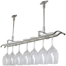 Leifeng Tower Classico Wine Rack Acciaio Inox 304 / Ferro Acciaio Inox/Bronzo Hanging (Color : Chrome)