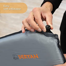 Deryan CBM Materasso Gonfiabile, Nero, 120 x 60 cm