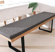 ANQI - Cuscino rettangolare per sedie da giardino, con cerniera, morbido e spesso, per sedie e divani e sedie