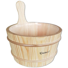 Demmelhuber, Set per sauna, 3 pezzi, inserto in plastica, mestolo per sauna, cazzuola per sauna