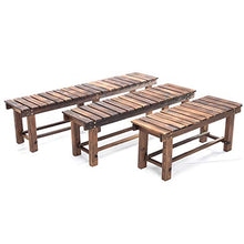 AWX-Flower stand Panca con Scarpetta da Banco in Legno - Forest Garden Forest Sleeper Bench