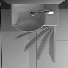 Alpenberger Lugano-450 (lavabo + mobiletto (sinistra) + specchio LED)