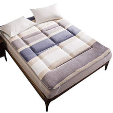 LERDBT Coprimaterassi, Protezioni e Topper Foglio Protector Matress Materasso Completa qualità dell'hotel (Colore : Blu, Dimensione : 150x200cm)