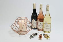LUDI-VIN Porta Bottiglia Diamante Finitura Rame