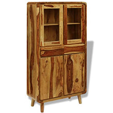 FAMIROSA Credenza in Legno di Sheesham 90x40x175 cm