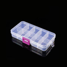 BGSFF Portapillole da Viaggio Portatile per Tablet portapillole Trasparente e visibile 10 Trasparente