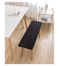 wangk Cuscino per panchina per Interni e Esterni, 2 3 4 posti, Morbido Cuscino per Dondolo da Giardino, Antiscivolo, Rettangolari Cuscino per Panche-Grigio Scuro 150×40cm(59×15in)