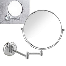 01 Specchio cosmetico galvanico, Specchio per Trucco telescopico Pieghevole in Rame HD, Decorazione Domestica per Camera da Letto