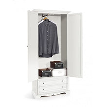Estea Mobili - ARMADIO 2 ANTE IN LEGNO COLORE BIANCO OPACO - 1517