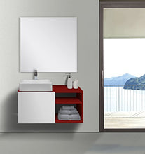 Aleghe Fun – Mobile da Bagno, Colore: Rosso Lucido