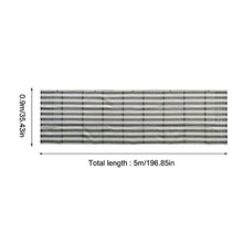 Infilm, protezione per la privacy, per balcone, 4,9 x 0,9 m, traspirante, per portico e cortile, per scale, per interni ed esterni, con corda e cravatte