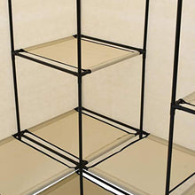 mewmewcat Armadio Angolare Crema 130x87x169 cm