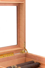 ADSE Cigar Box-25-50 Cigar Desktop Humidor Finitura Mogano
