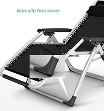 FACAZ Sedie da Giardino Pieghevoli reclinabili a gravit脿 Zero Sedia a Sdraio Oversize per impieghi gravosi, Sdraio da Spiaggia con Cuscini