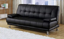 Gstore Divano Letto RECLINABILE Ecopelle Ufficio - Salotto (Bianco J003)
