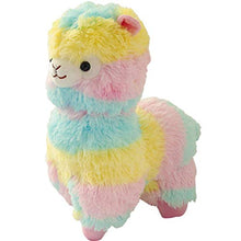 Umbranded Plush Toy Pillow Rainbow Alpaca 20cm Dolls Children Soft Cotton Baby Animals for Gift