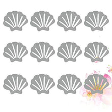 TOPBATHY Adesivo per Vasca da Bagno 24Pcs Antiscivolo a Forma di Conchiglia Vasca da Bagno Decalcomania Doccia da Pavimento di Sicurezza Adesivo da Pavimento Soluzioni per Bagno