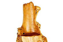 Windalf - Poltrona in legno di radice alto rustico, 125 cm