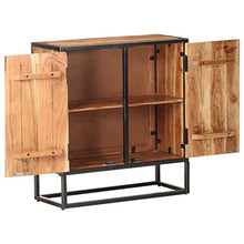 vidaXL Credenza 70x30x75 cm in Legno Grezzo di Acacia