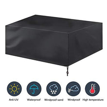 Arredamento per Esterni Copertura All'aperto Impermeabile Impermeabile A Prova di Polvere Mobili Protective Cover Sofà Tavolo da Pranzo (325 * 208 * 58 Cm)