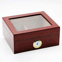 XZJJZ Superficie Legno di Cedro Idratante di Sicurezza - Viaggi Cigar Humidor Cedar Wood igrometro Manuale Cigar Humidor