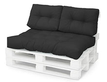 Spatium Cuscini per Pallet Euro Schienale 20 cm di spessore, Antracite, 60 x 40