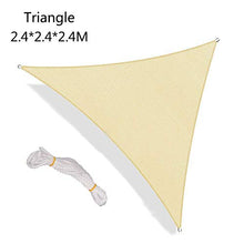 LAMF - Parasole a triangolo, 2,4 x 2,4 x 2,4 m, impermeabile, resistente ai raggi UV, per esterni e attività