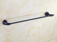 PYROJEWEL A Parete Rack Rail da Bagno cremagliera Rack Appendiabiti in Bronzo Nero Unico Rack 62 Centimetri mensola da Bagno