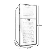 junjun Portasigarette Humidor Cigar Humidor/Vetro Temperato/Wine Cooler / 11 Strati/capacità 59L / Dimensione 34.5x49x81.5cm / Nero / 4 Stili (Color : No. 4)