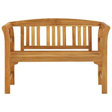 FAMIROSA Panchina da Giardino 120 cm in Legno Massello d'Acacia-0284