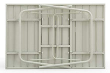 Tavolo da Giardino Pieghevole 140x90x75,3 cm in Acciaio Kraus Brunelleschi Bianco