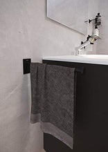 portasciugamani negro-mate, 4,5 x 30,9 x 8 cm)