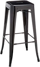 Kit Closet 5020519012 - Sgabello alto, metallo, colore nero