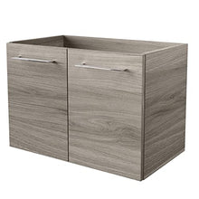 FACKELMANN - Set di mobili da bagno 5 pezzi Lima sospesi e lavabo in ceramica 60 cm e specchio da bagno a LED