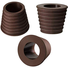 Cwuberly - Cuneo per ombrellone con apertura e base per ombrellone da 4,9 a 2,7 cm, diametro asta 38 mm (2, marrone)