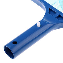 2 Pcs Foglie Rake Mesh Skimmer Rete Piscine Vasca Idromassaggio PVC Blu
