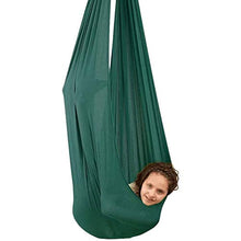 Altalena Terapeutica Interna Bambino Con Esigenze Speciali In Lycra Ideale Per Autismo, Adhd, Asperger E Integrazione Sensoriale Amache Da Coccole ( Color : Dark green , Size : 150x280CM/59×110in )