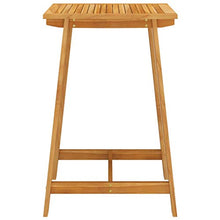 FAMIROSA Tavolo da Bar da Giardino 70x70x104 cm in Massello di Acacia