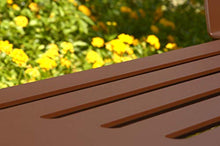 TrackDesign Cut | Panca in Acciaio CorTen, Dimensione L 160 cm P 58 cm H 90 cm