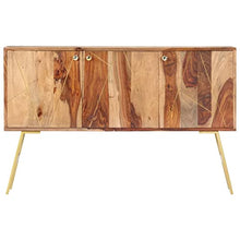 vidaXL Credenza 118x30x75 cm in Legno Massello di Mango