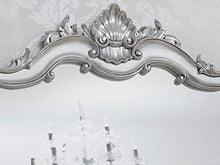 Simone Guarracino Luxury Design Consolle e Specchio Eleonor Stile Barocco Moderno arredo Bagno Foglia Argento Marmo Crema